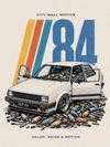City Wall 84 — Spray Paint — Koszulka Oversize
