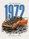 JDM Heritage 1972 — Cameras — Koszulka Oversize