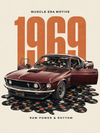 Muscle Era 1969 — Vinyl — Koszulka Oversize
