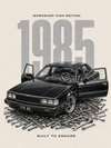 Workshop Icon 1985 — Tools — Koszulka Oversize